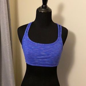 Athleta full focus bra space dye blue XS
